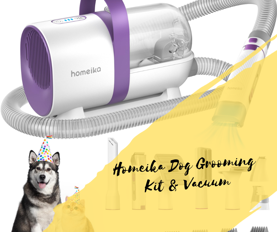 Homeika Dog Grooming Kit & Vacuum The Ultimate Pet Care