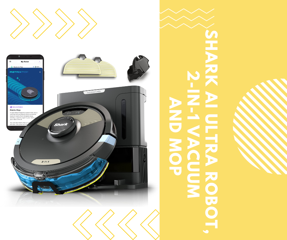 Shark AI Ultra Robot, 2-in-1 Vacuum and Mop