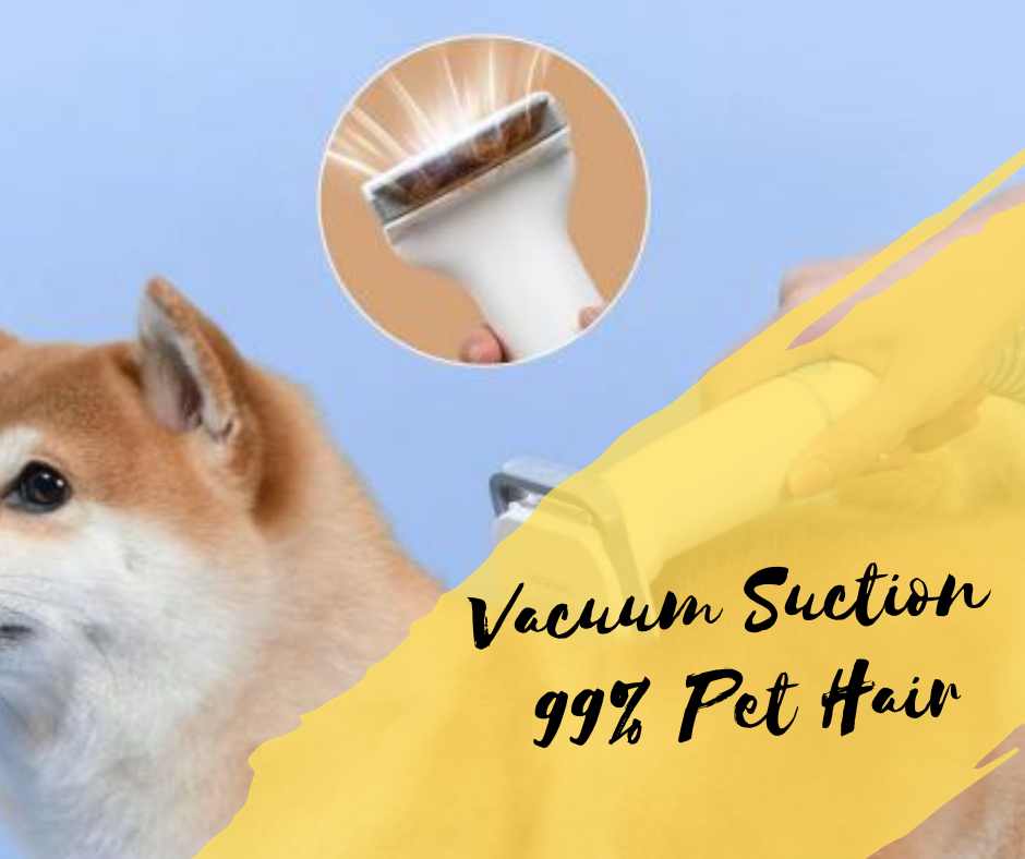 Vacuum Suction 99% Pet Hair, Homeika Dog Grooming Kit & Vacuum